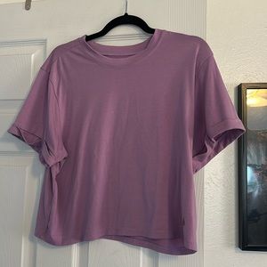 Shredly Wisteria Cropped T-Shirt